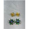 Image 2 : 5 Pairs Of Vintage Clip On Earrings
