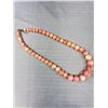 Image 5 : Two Necklaces Genuine 27" Pearl & 18" Natural Graduated Round Stone Beads
