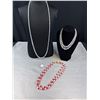 Image 1 : 3 Arora Borealis Crystal & Glass Beaded Necklaces - 16", 42", 36"