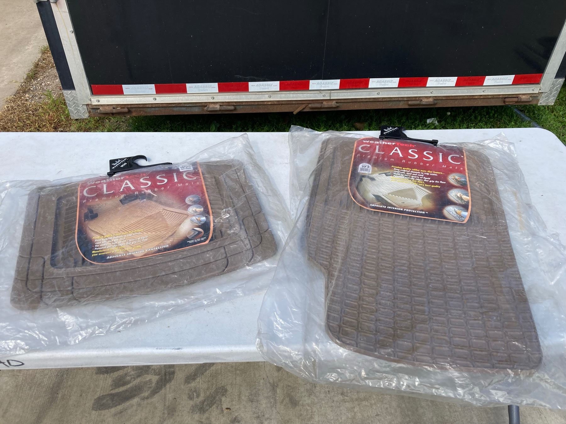 Weathertech Shipping Packaging WEATHER TECH RUBBER MATS - NEW, IN PACKAGING - Cornerbids