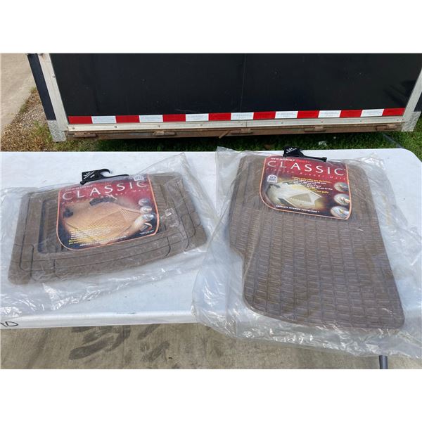 WEATHER TECH RUBBER MATS - NEW, IN PACKAGING