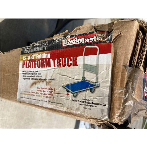 HARBOR FREIGHT FOLDING PLATFORM TRUCK - NEW, IN BOX