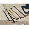 Image 2 : GRUB AXES, FELLING AXES, SPLITTING MAUL, AND PICKAXE; LOT OF 5