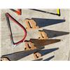 Image 3 : CROSSCUT SAWS, BOW SAWS, AND LEVEL; LOT