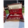 Image 2 : SILVERWARE SETS IN WOODEN STORAGE BOXES; LOT OF 3