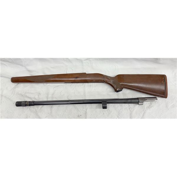 BROWNING A5 12 GA 2-3/4-IN SHELL STEEL SHOTGUN BARREL WITH VARIABLE CHOKE AND RUGER WOOD STOCK