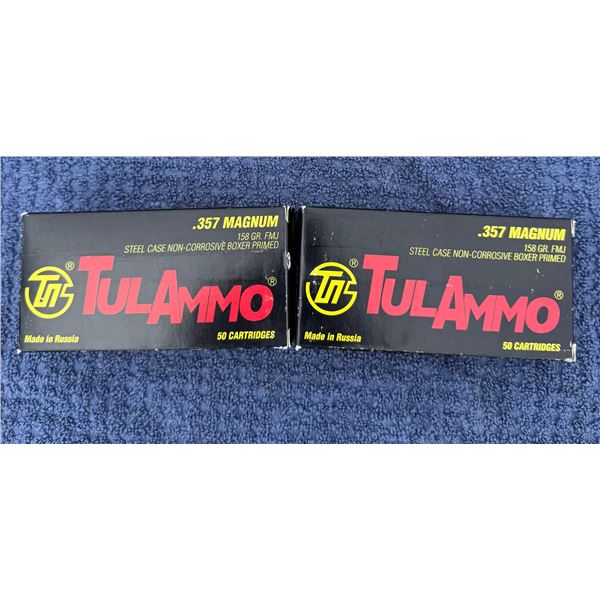 .357 MAGNUM FMJ TUL-AMMO (INTERNAL REFERENCE: R)
