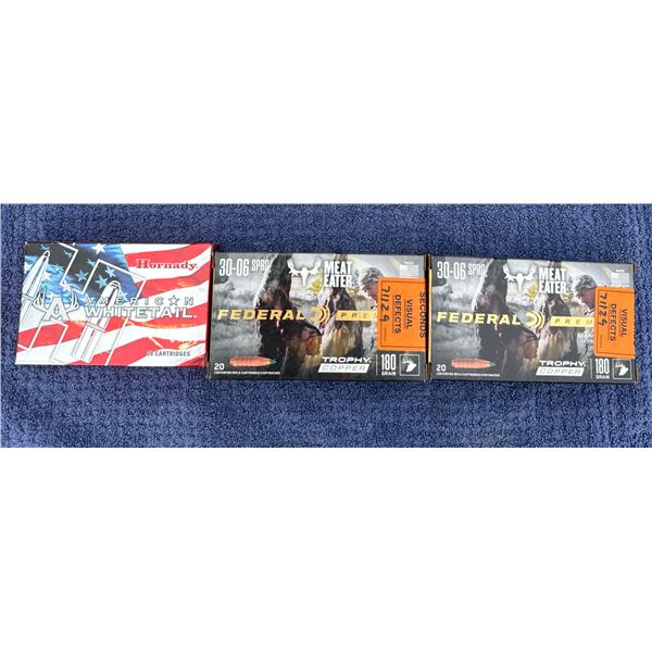 30-06 SPRG FEDERAL TROPHY COPPER AND HORNADY (INTERNAL REFERENCE: DD)