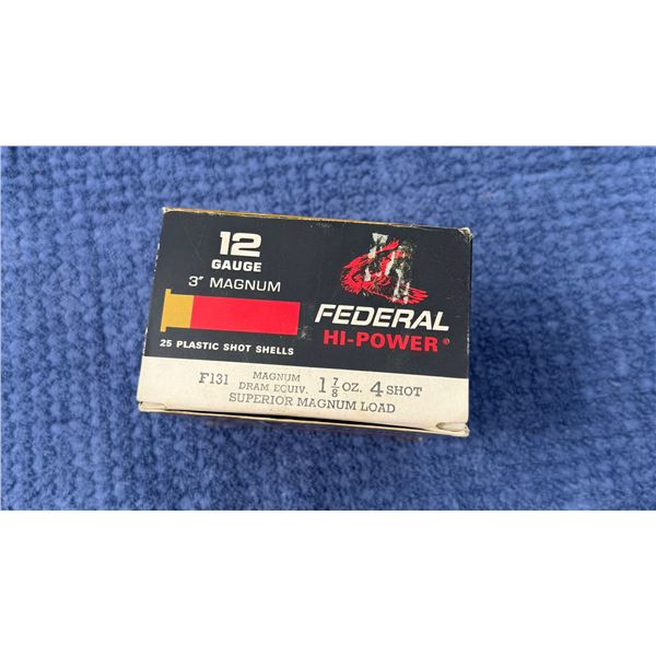 12 GA SHOT FEDERAL (INTERNAL REFERENCE: RR)