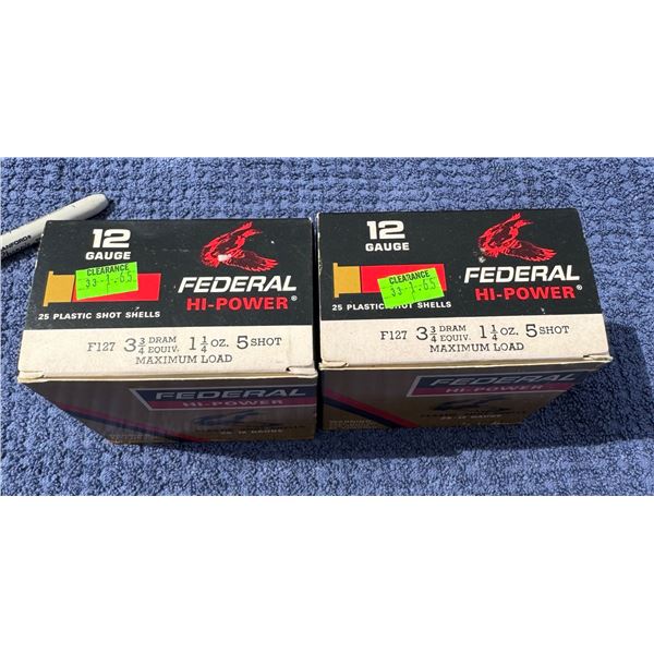12 GA SHOT FEDERAL (INTERNAL REFERENCE: SS)