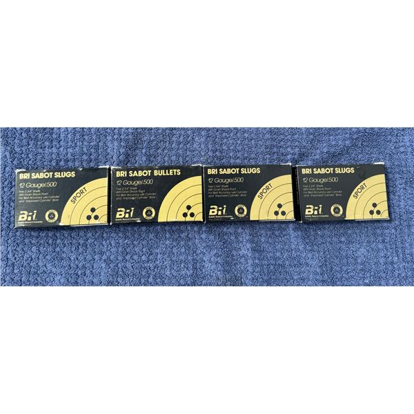 12 GA SABOT SLUGS BALLISTIC RESEARCH INDUSTRIES (INTERNAL REFERENCE: CCC)