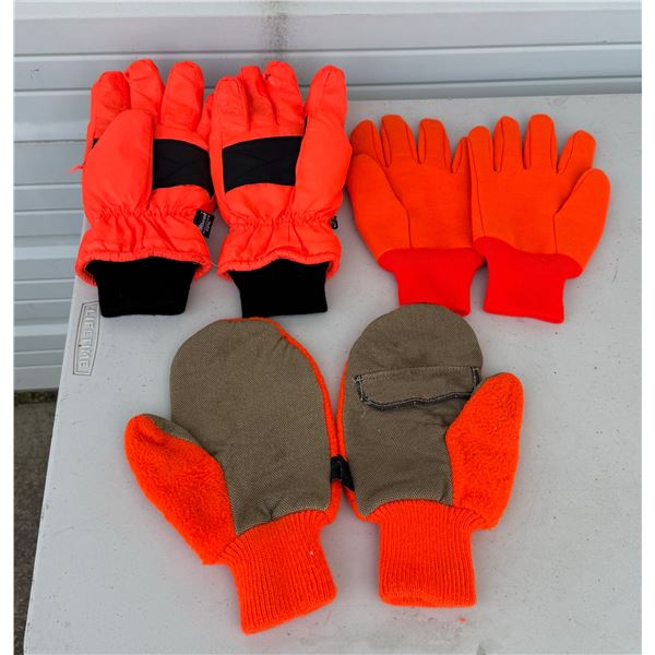 GLOVES AND MITTENS - BLAZE ORANGE