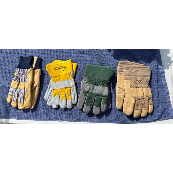 LEATHER PALM WORK GLOVES