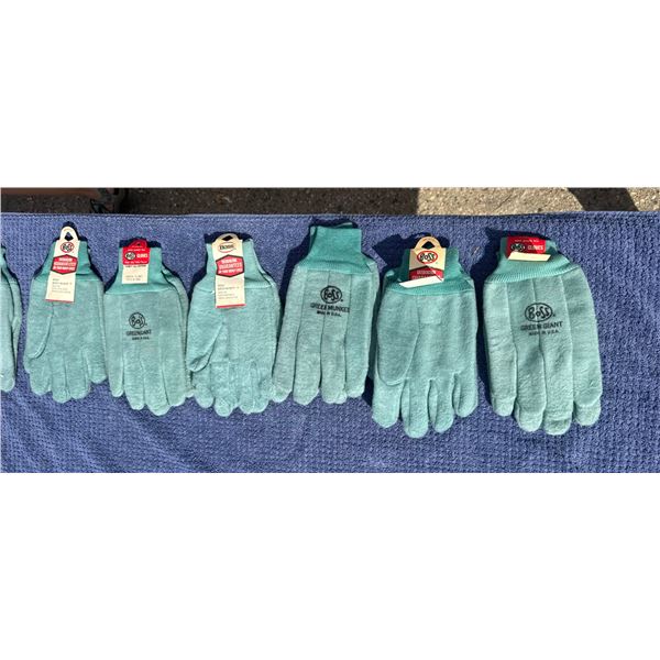 FABRIC GLOVES - NEW, WITH TAGS