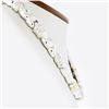 Image 2 : Designer Silver & 18K Gold Fancy Puffed "X" Circular Link 17.5" Collier Necklace