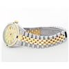 Image 8 : Rolex Mens Champagne Index Dial 18K Yellow Gold Sapphire And Diamond Bezel Datej