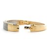 Image 3 : 14KT Yellow Gold 3.50 ctw Diamond Bangle Bracelet
