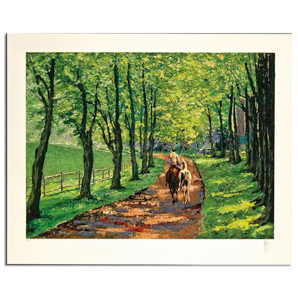Pasture Lane by Mark King (1931-2014)