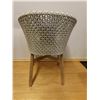 Image 8 : New DEDON Mbrace Woven Dining Armchair 23" x 24" x 31" (no cushion)