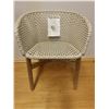 Image 2 : New DEDON Mbrace Woven Dining Armchair 23" x 24" x 31" (no cushion)