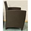 Image 3 : Qty 1 JANUS et Cie Woven Patio Lounge Chair, Approx. 22.5"W, 34.5"H, 18.5" Seat Depth