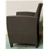 Image 2 : Qty 1 JANUS et Cie Woven Patio Lounge Chair, Approx. 22.5"W, 34.5"H, 18.5" Seat Depth