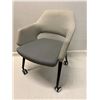 Image 3 : Flirt Padded Armchair w/ Flip-up Seat & Wheels 25" x 20" x 31"H