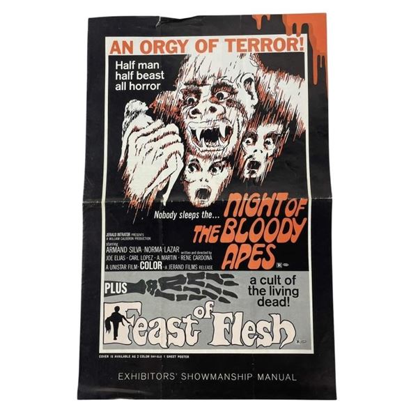 Night of the Bloody Apes (1969) - Press Book
