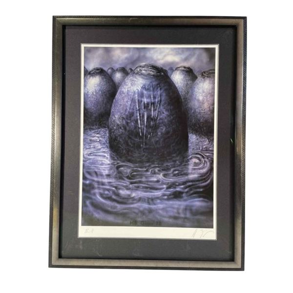 Alien (1979) - Signed Lithograph of H. R. Giger's Original Alien Egg Artwork