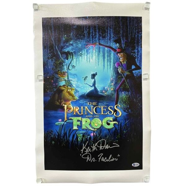 The Princess and the Frog (2009) - Keith David (Dr. Facilier) Signed 15 1/2" x 24" Canvas