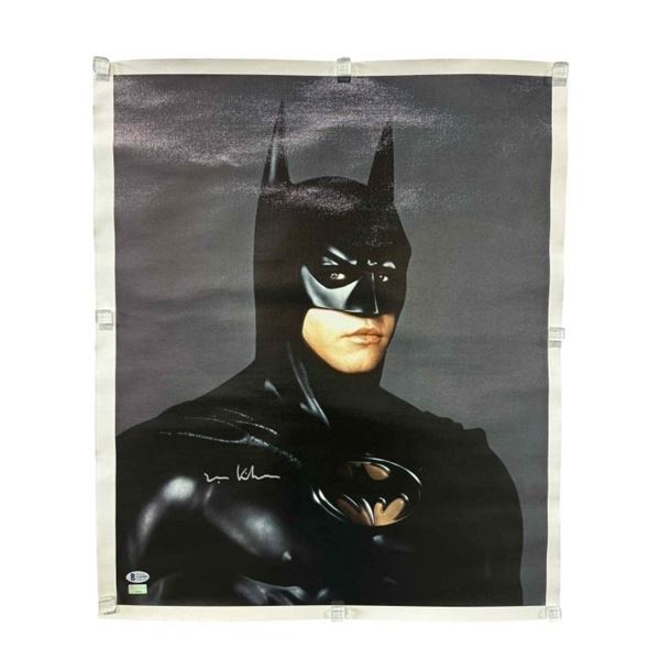 Batman Forever (1995) -  - Val Kilmer (Batman) Signed 20" x 24" Canvas