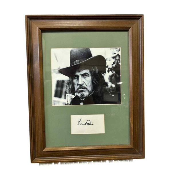 Vincent Price - Framed Autograph Display