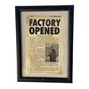 Image 1 : Charlie and the Chocolate Factory (2005) - Framed Newspaper Clipping (Wonka's Office)