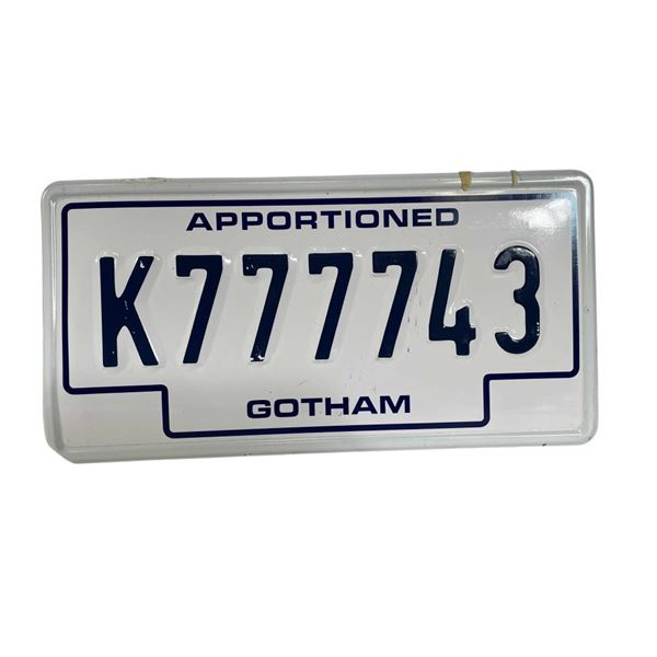 Batman Begins (2005) - Gotham License Plate