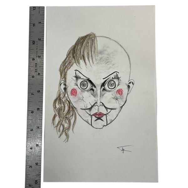 The Conjuring (2013) - Annabelle Pre-Production Hand Drawn Concept Art
