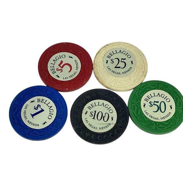 Ocean's Eleven (2001) - Collection of 5 Casino Chips