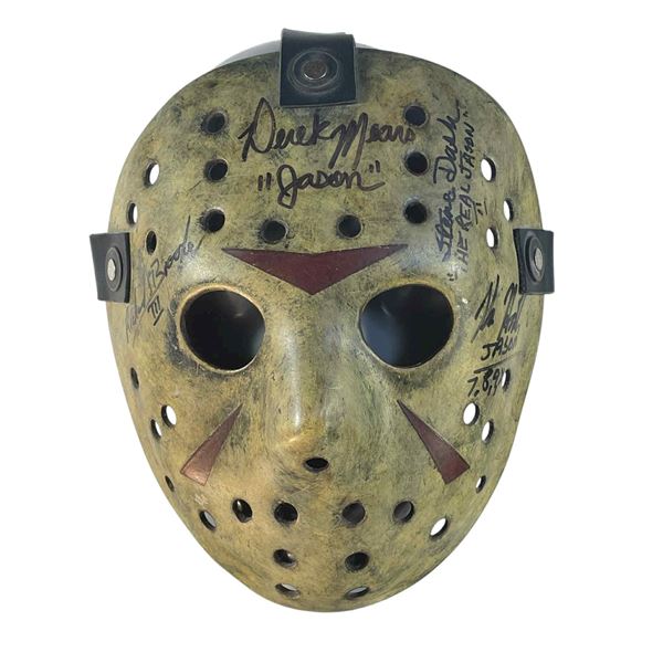 Freddy vs. Jason (2003) - Jason Mask Signed by 4 Jason's