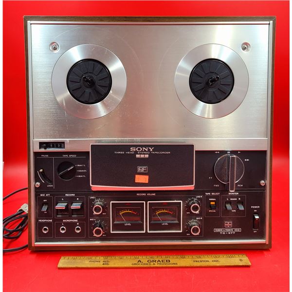 Sony Three Head Stereo Tapecorder