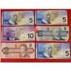 Image 1 : Lot of 1986-2002 Canadian Paper Bills