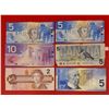 Image 2 : Lot of 1986-2002 Canadian Paper Bills
