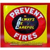 Image 1 : Tin Imperial Tobacco Company of Canada Ltd. "Prevent Fires" Sign