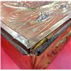 Image 2 : Wood & Embossed Brass Kindling Box