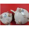 Image 2 : Numbered Capodimonte Porcelain Cherub Sugar & Creamer Dishes Made in Italy
