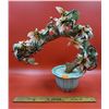 Image 1 : VTG Chinese Glass Bonsai Tree