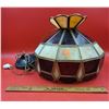Image 1 : VTG Stained Glass Ceiling Lamp