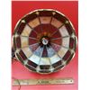 Image 2 : VTG Stained Glass Ceiling Lamp