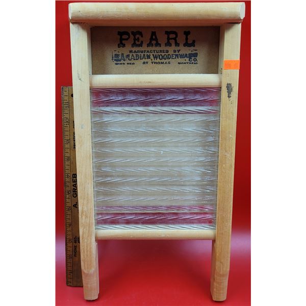 VTG Pearl Washboard Made in Canada