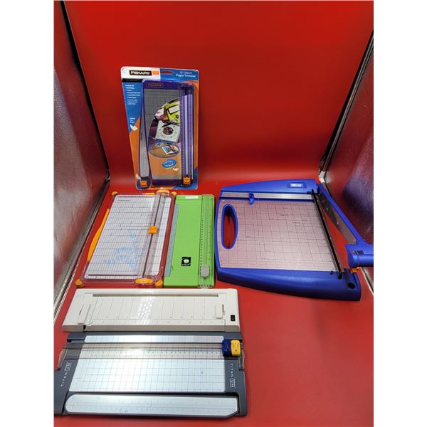 Lot of Assorted Paper Trimmers/Cutters