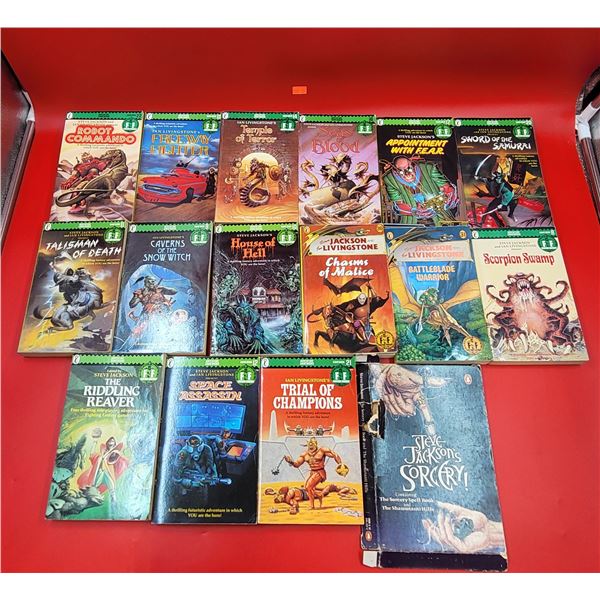 Assorted Fantasy Adventure Game Books by Ian Livingstone