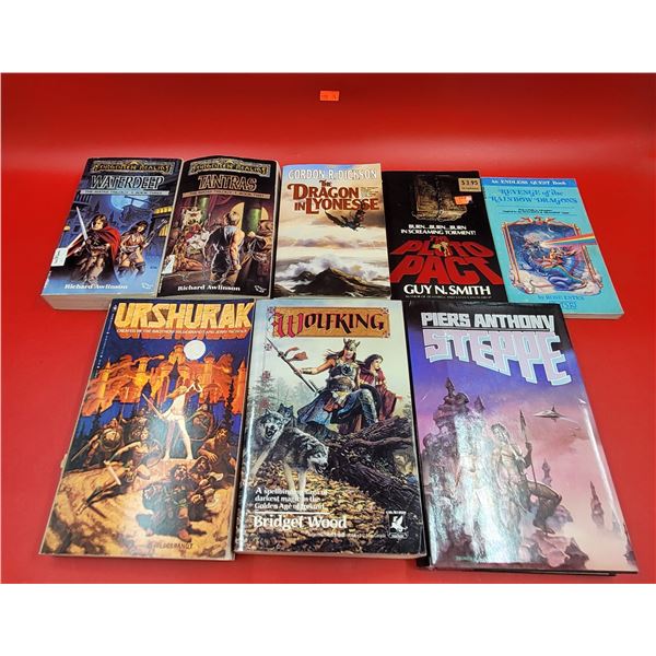 Assorted Fantasy Books w/ Dungeons & Dragons Revenge of the Rainbow Dragons Book